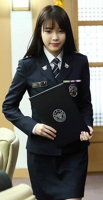 Iu Promoted To Senior Officer For Her Work With South Korean Police In