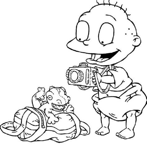 Tommy From Rugrats Coloring Page Coloring Pages