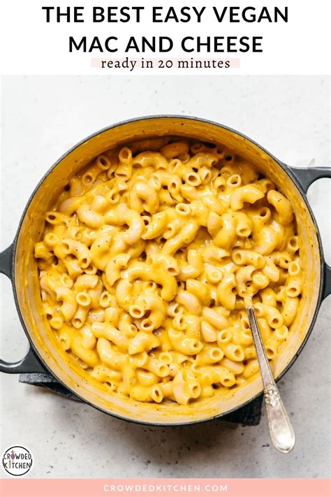 This Is The Best Vegan Mac And Cheese Youll Ever Make Its Easy To Make 7 Ingredients Only