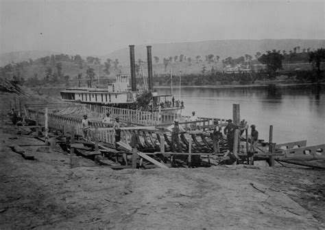 Transport Steamers On The Tennessee River Chattanooga Tn 1864