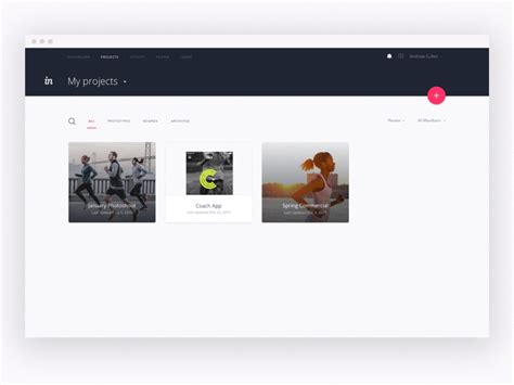 Create New Project By Dejan Markovic For Invision On Dribbble