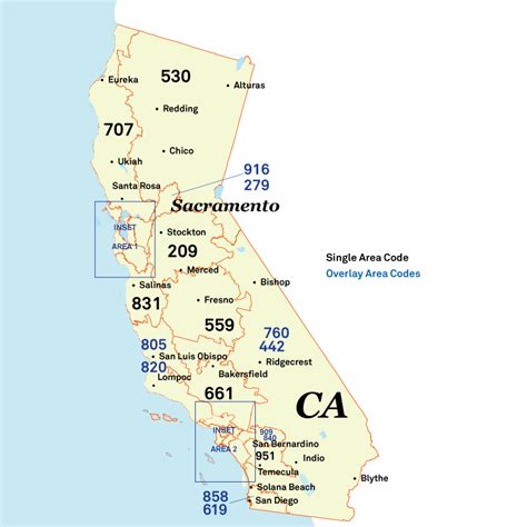 Phone Area Code Map United States Map