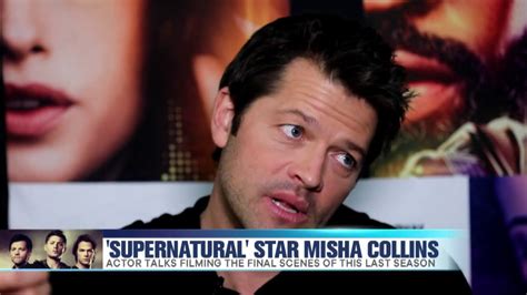 Misha Collins Talks Filming Final Scenes Of Supernatural Youtube
