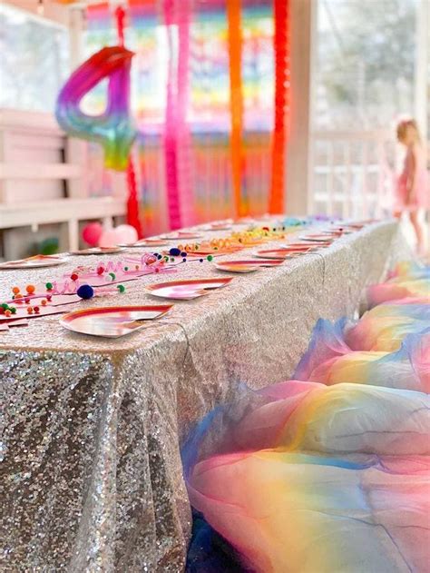 Rainbow Party Pretty Rainbow Themed Party Ideas