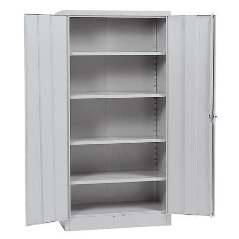 Sandusky Steel Freestanding Garage Cabinet In Putty 36 In W X 72 In