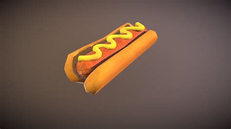 Hot Dog Download Free 3d Model By Williamornelas 077b087 Sketchfab