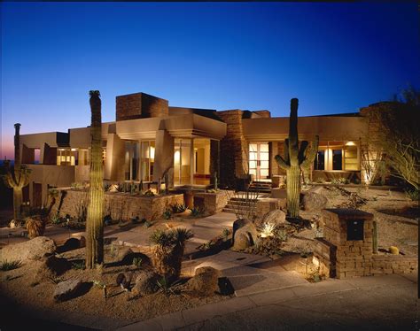 World Of Architecture Modern Desert House For Luxury Life In The Nature Scottsdale Arizona