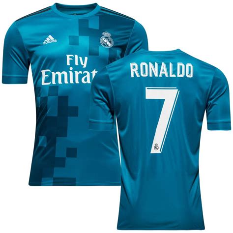 Check out the evolution of real madrid's soccer jerseys on football kit archive. Real Madrid 3. Trikot 2017/18 RONALDO 7 Kinder | www ...