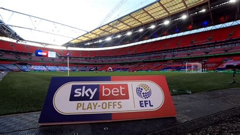 sky bet efl play offs 2020 21 championship league one league two fixture schedule confirmed