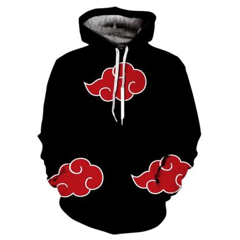 Autre Naruto Hoodies Jacket Men 3d Hoodie Akatsuki Coat Uchiha Itach