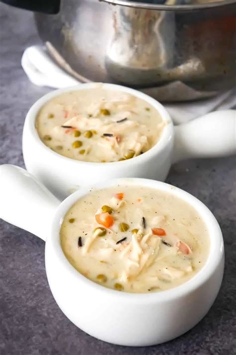 Creamy Turkey Soup With Rice This Is Not Diet Food