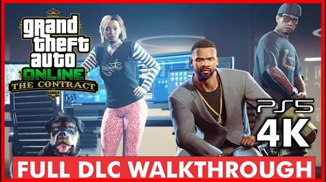 Grand Theft Auto 5 Online The Contract Full Dlc Walkthrough Ps5 4k Hdr