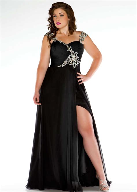 Free Shipping For K Black Beaded Plus Size Homecoming Dresses