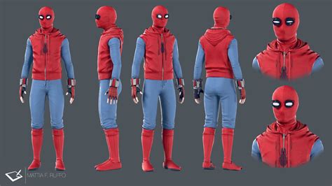 Once he got back to home, he perfected the armor using the vast resources of his former. Spiderman Homecoming Homemade Suit, Mattia F. Ruffo on ...