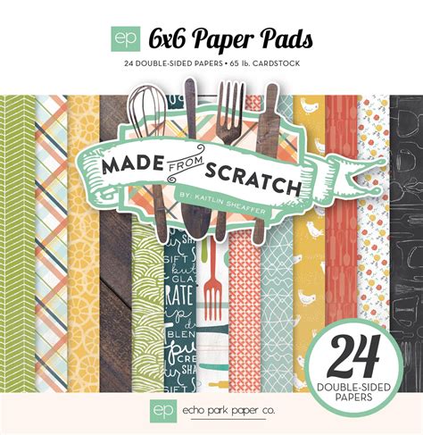 Why do we say 'from scratch' when making something without any ingredients or parts already prepared? Collections | echo park paper co. | Made from Scratch