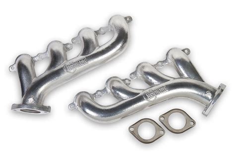 Gm Ls Except Ls7 And Ls9 Exhaust Manifolds Silver Ceramic Finish Gm