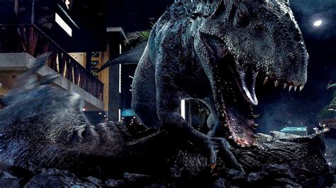 T Rex Vs Indominus Rex Final Battle Scene Jurassic World 2015 Movie Clip 4k 1080p Youtube