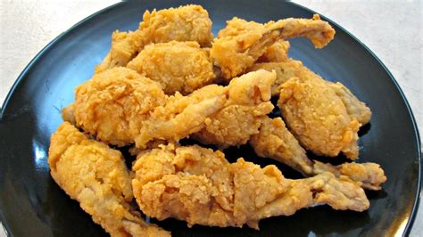 Fried Frog Legs Extra Crispy Recipe Poormansgourmet Fried Frog