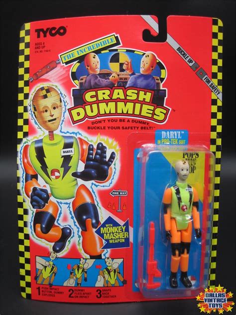 Tyco The Incredible Crash Dummies Daryl In Pro Tek Suit B