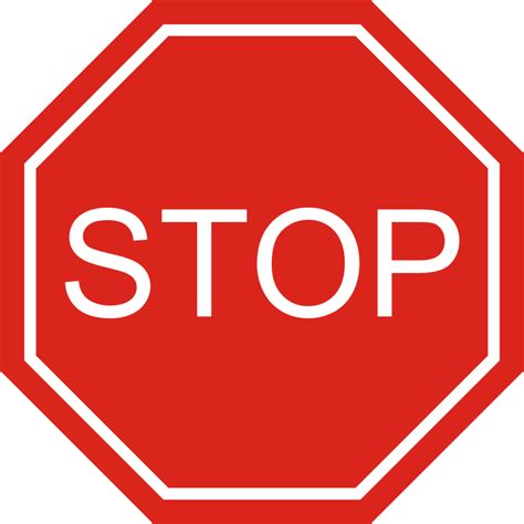 Split pdf file into pieces or pick just a few pages. Clipart - Stop Sign