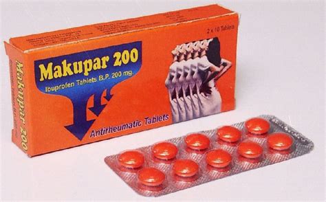 Makupar 200 Ibuprofen Tablets Bp Size Oval Standard Medicine Grade At Best Price In Mumbai