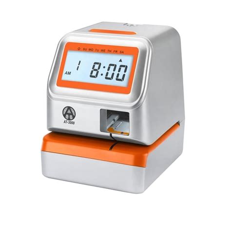 At 3000 Electronic Time Clock Time Recorder Machine