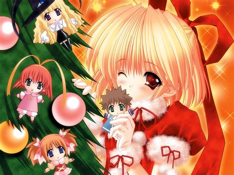 Kawaii Christmas Anime Wallpapers On Wallpaperdog