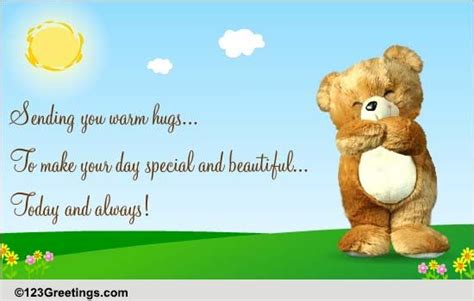 Send Over Warm Hugs Free Thinking Of You Ecards Greeting Cards 123