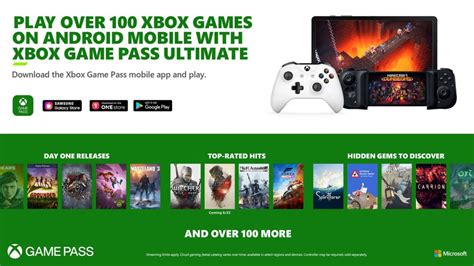 Game catalog varies over time (xbox.com/gamepass). xCloud con Xbox Game Pass Ultimate se lanzará mañana con ...