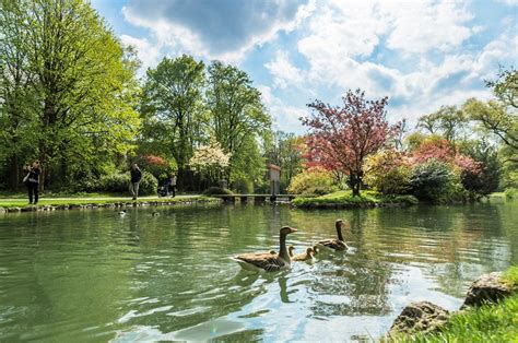 Der englische garten im münchner nordosten gehört mit einem gesamtareal von 375 ha (3,75 km²) zu den größten stadtparks der welt, er rangiert flächenmäßig noch vor dem. München, Englischer Garten