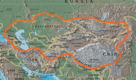 Ne kadar da şaşırtıcı, bu dağlar bilmeceler açısından zengindir! File:Central Asia Physical Political CIA.png - Wikimedia ...
