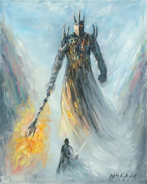 Fingolfin Vs Morgoth Silmarillion Painting Jrr Etsy