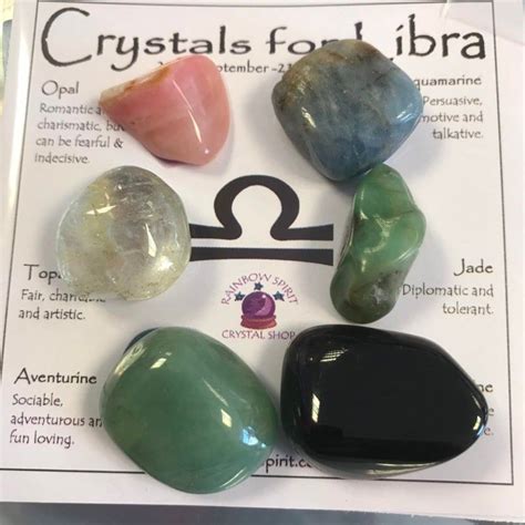 Libra Birthstones Crystal Set Etsy Uk Crystals Crystal Healing