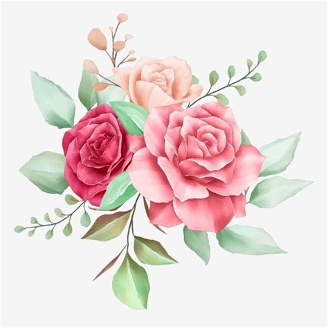 Flores Desenho Rosa Png Image Flores Vector Png Impresionante Libre