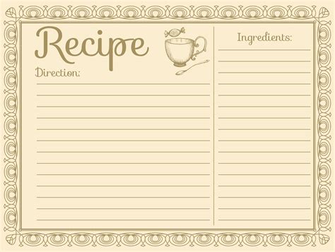 Free Printable Recipe Cards 4x6 And 3x5 Inches Mint Printables
