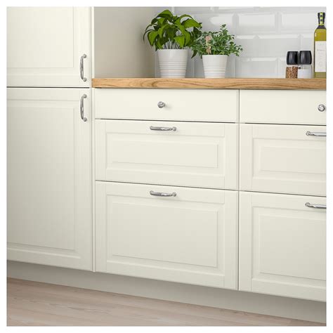 Axstad White Kitchen - BODBYN Drawer front - off-white 30x10 ...