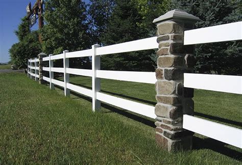 Faux Rock Pillars Privacylink Fence Design Fence Landscaping