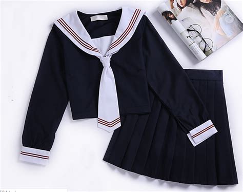 Japanese Jk Sets School Uniform Girls Sakura Embroideried Autumn High
