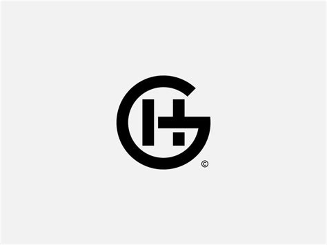 GH Monogram Monogram Logo Design Monogram Logo Logo Design