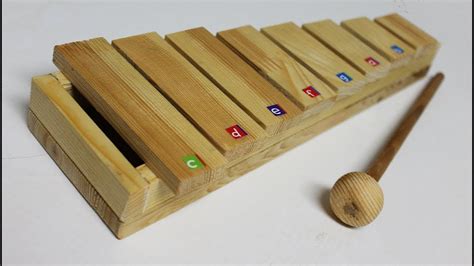 How To Make Xylophone Diy Music Instruments Youtube