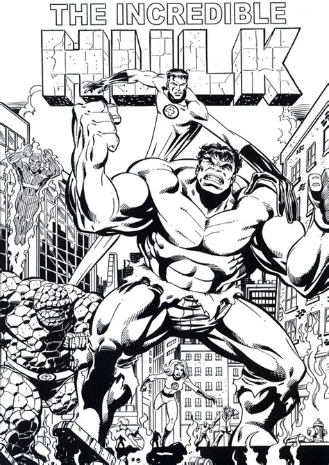 Hulk coloring page