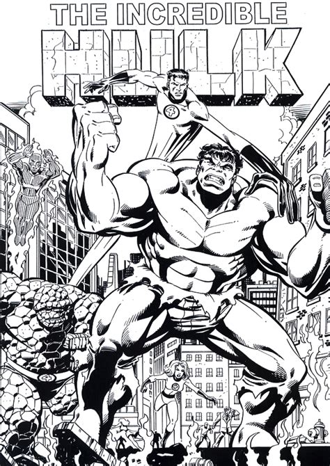 Free printable blank comic book template in pdf format. Hulk coloring page