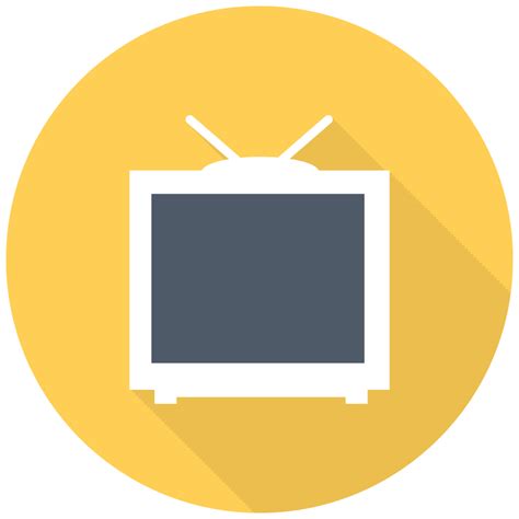 Tv Icon Free Flat Multimedia Iconset Designbolts