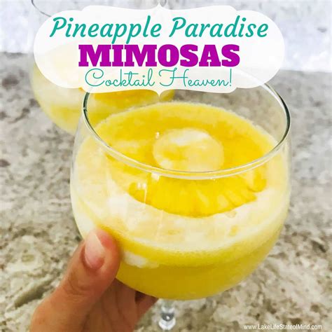 With Just 4 Ingredients This Pineapple Paradise Mimosa Is A Must Try