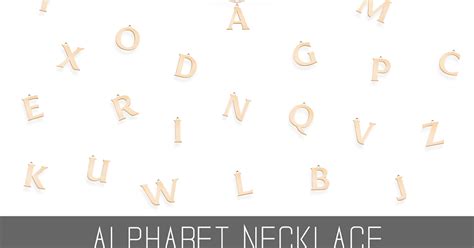 Alphabet Necklace Collection Patreon