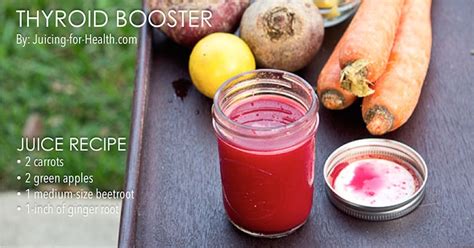 thyroid immune system juice boost recipes health juicing booster recipe fall these ingredients metabolism