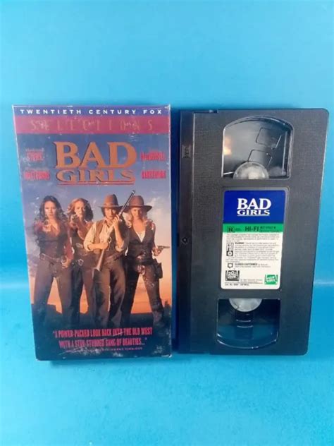 Bad Girls Vhs Movie Madeline Stowe Drew Barrymore Andie Macdowell James Russo 599 Picclick