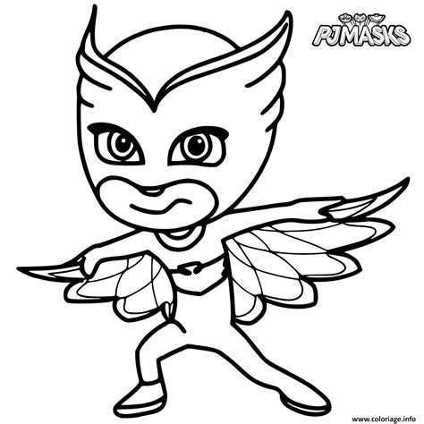 Download 43 jeux pyjamasque gratuit j aime dessiner. Coloriage Colorier Bibou Dans Pyjamasques dessin