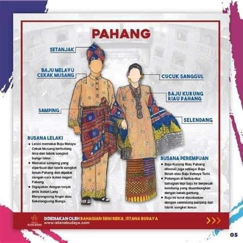 Pakaian Tradisional Melayu Perempuan Baju Riau Pahang Faces Of Pahang
