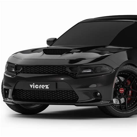 Vicrez Srt Hellcat Style Front Bumper Vz101820 Dodge Charger 2015 2023 Ph